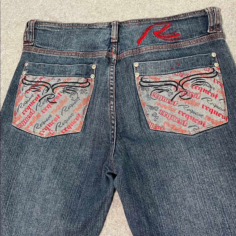 Vintage Y2K Request Jeans Womens Size 31 Bootcut Western Festival Western